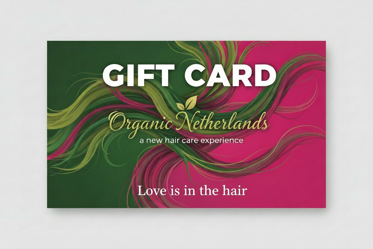 Gift card with Love is in the hair tagline