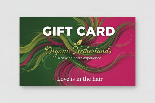 Gift card with Love is in the hair tagline